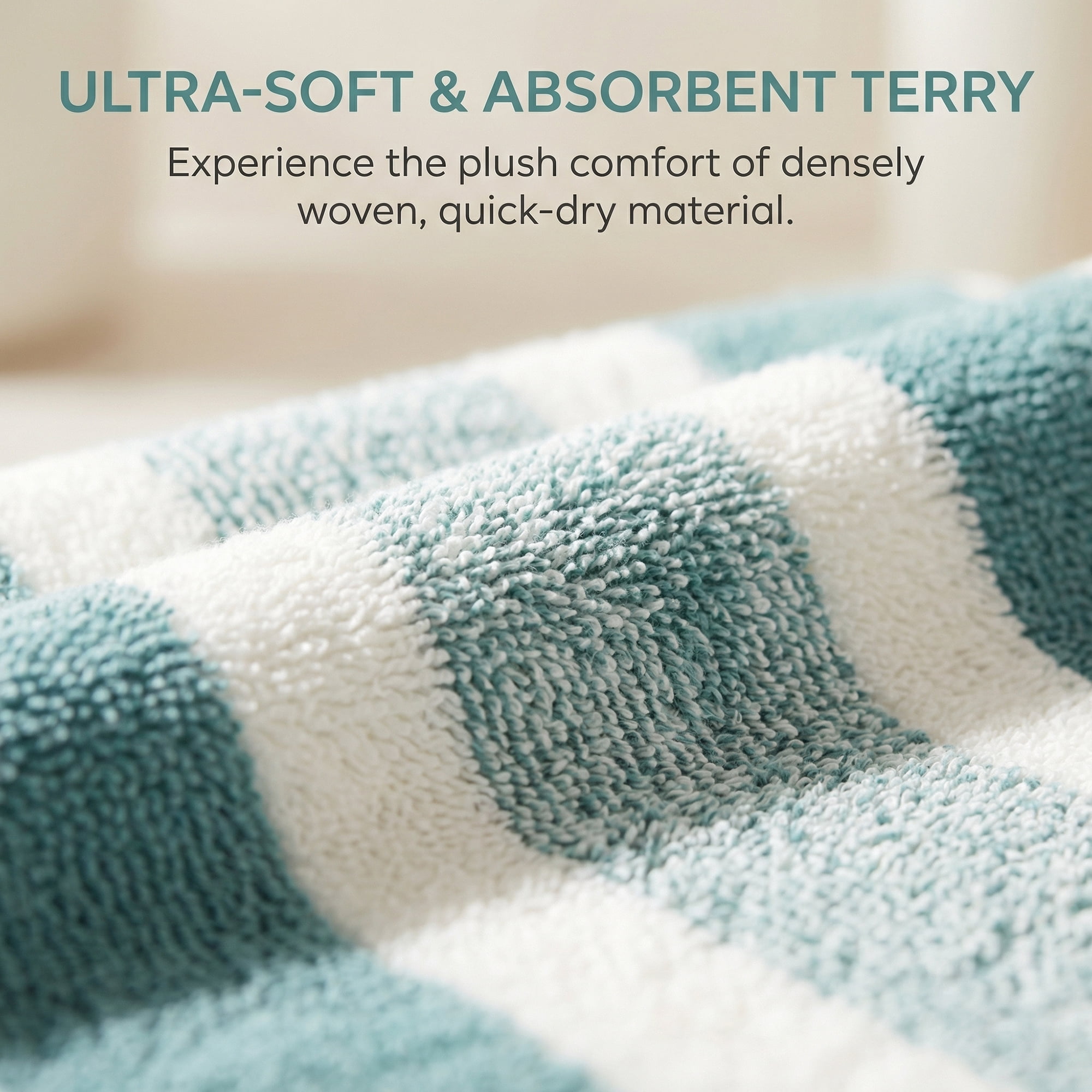 Unique Bargains Ultra Plush Soft Highly Absorbent Coral Fleece Bath Towel Green 71" x 35"