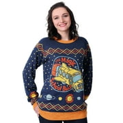Adult Magic School Bus Ugly Christmas Sweater