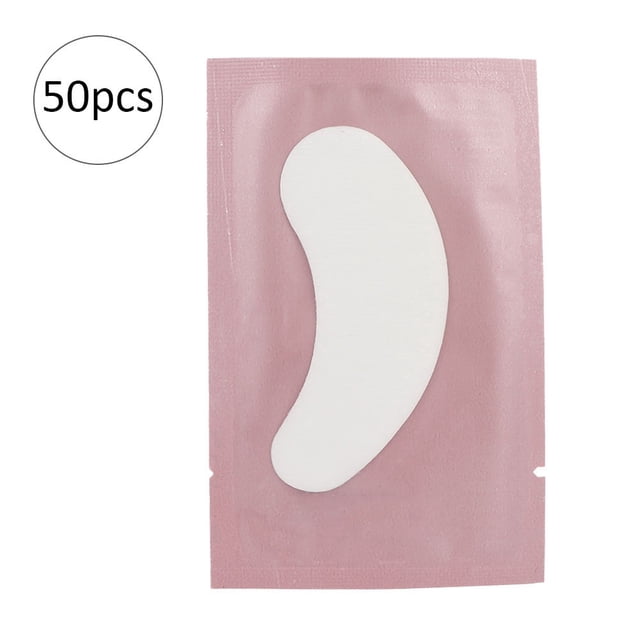 LHCER Eyelash Isolation Pad,50pcs Eyelash Grafting Isolation Pad Makeup Eyelash Extension Patch Sticker