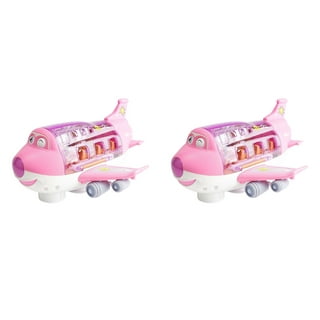 Toys for Girls,Pink Airplane Toy Toddler Toys for 2 3 Year Old Girls  Boys,Large Kids Toys Transforming Playset Girl Toys,Storage Airplane Toys  for