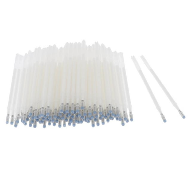 100 Pieces Erasable Fabric Marker Pens Thermal Pencils Erasable Cloth Pens for White