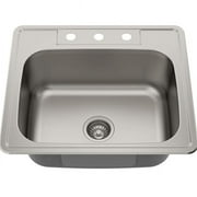 American Imaginations AI-29395 25 in. Laundry Sink, Brushed Nickel