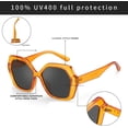 thumbnail image 3 of Retro  Hexagonal Sunglasses for Women  UV400 Protection, 3 of 6