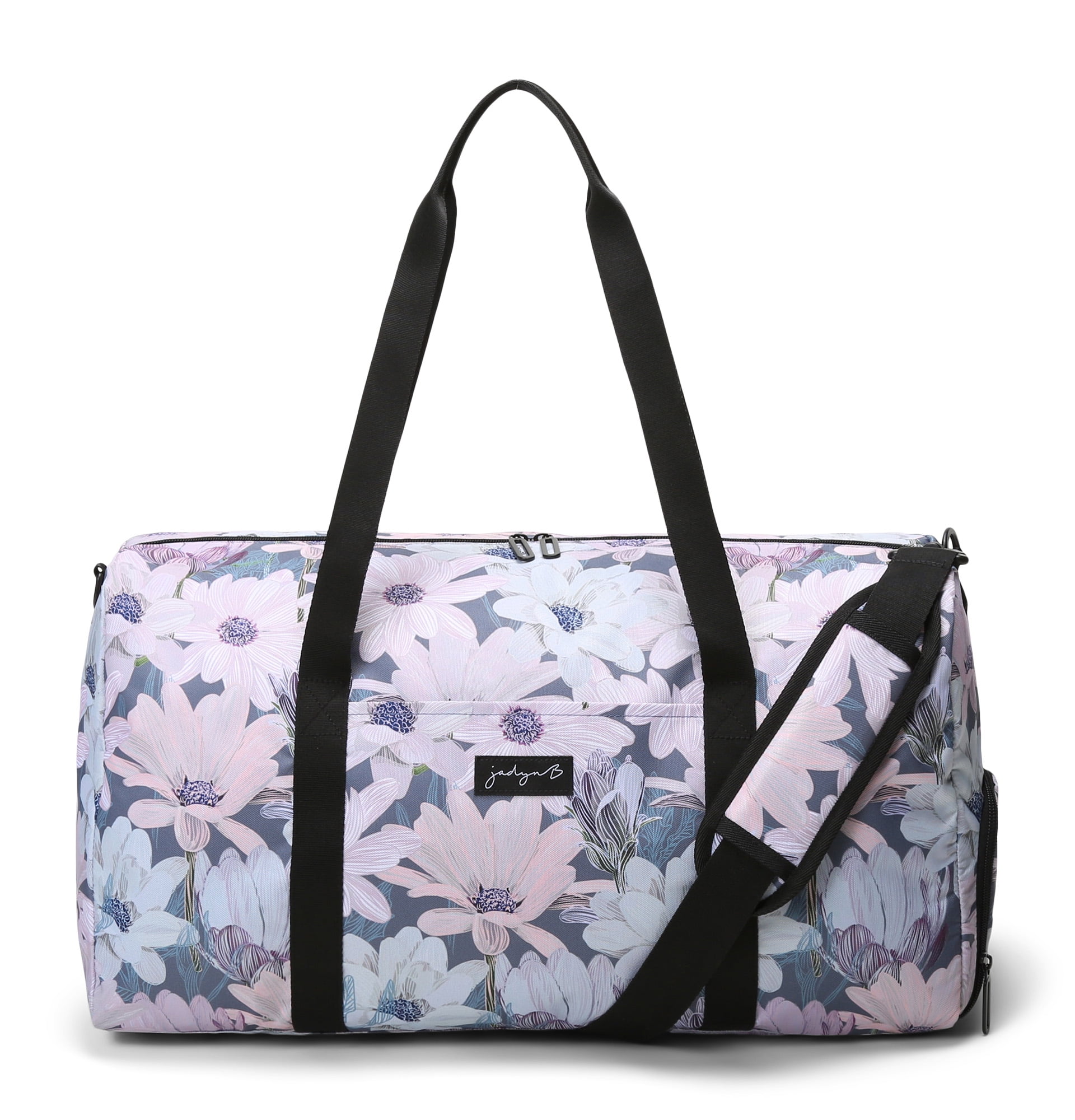 Jadyn B 22” Women’s Large Duffel/Weekender Bag with Shoe Pocket