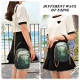 thumbnail image 6 of FORMRS Crossbody Bag for Women Quilted Travel Shoulder Cell Phone Purse with Chain Strap Handbag, Green Forest, 6 of 7