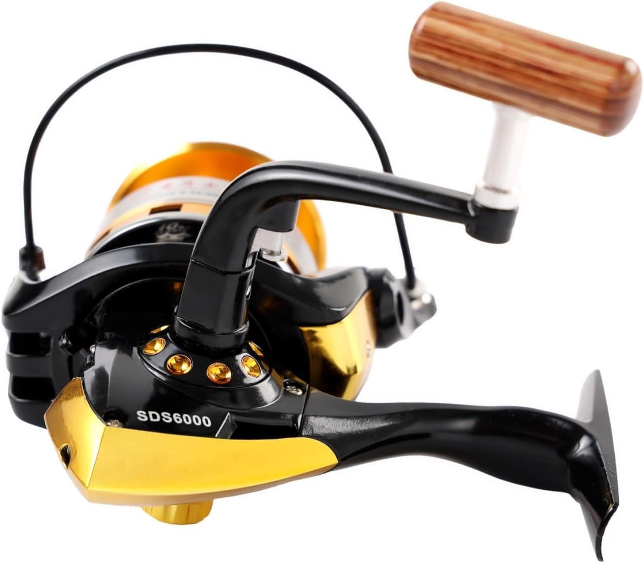 Spinning Fishing Reels for Saltwater Freshwater 1000 2000 3000 4000 5000 6000 Series Fishing Spool Left/Right Interchangeable Trout Carp Spinning Reel Light and Smooth