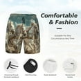 thumbnail image 3 of Daiia Roman Chariot Horse Race Mens Swim Trunks Swim Shorts Quick Dry Swim Shorts with Mesh Lining Pockets-XX-Large, 3 of 9