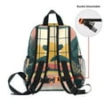 thumbnail image 5 of FORMRS School Backpack with Front Zippered Pocket 12" Student Travel Daypack, Pink Sunset, 5 of 6