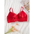 thumbnail image 2 of Plus Floral Lace Underwire Bra, 2 of 4