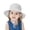 Grey, variant on NOKIO Infant Sun Hat With Chin Strap, Baby Spring Bonnet With Sun Protection, Baby Sun Hat With Vintage Style, Cap Girls Boys Spring Autumn Outdoor Shade Solid Color Sunscreen Hat Fisherman Hat