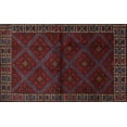 thumbnail image 1 of Ahgly Company Machine Washable Indoor Rectangle Traditional Saffron Red Area Rugs, 4' x 6', 1 of 7