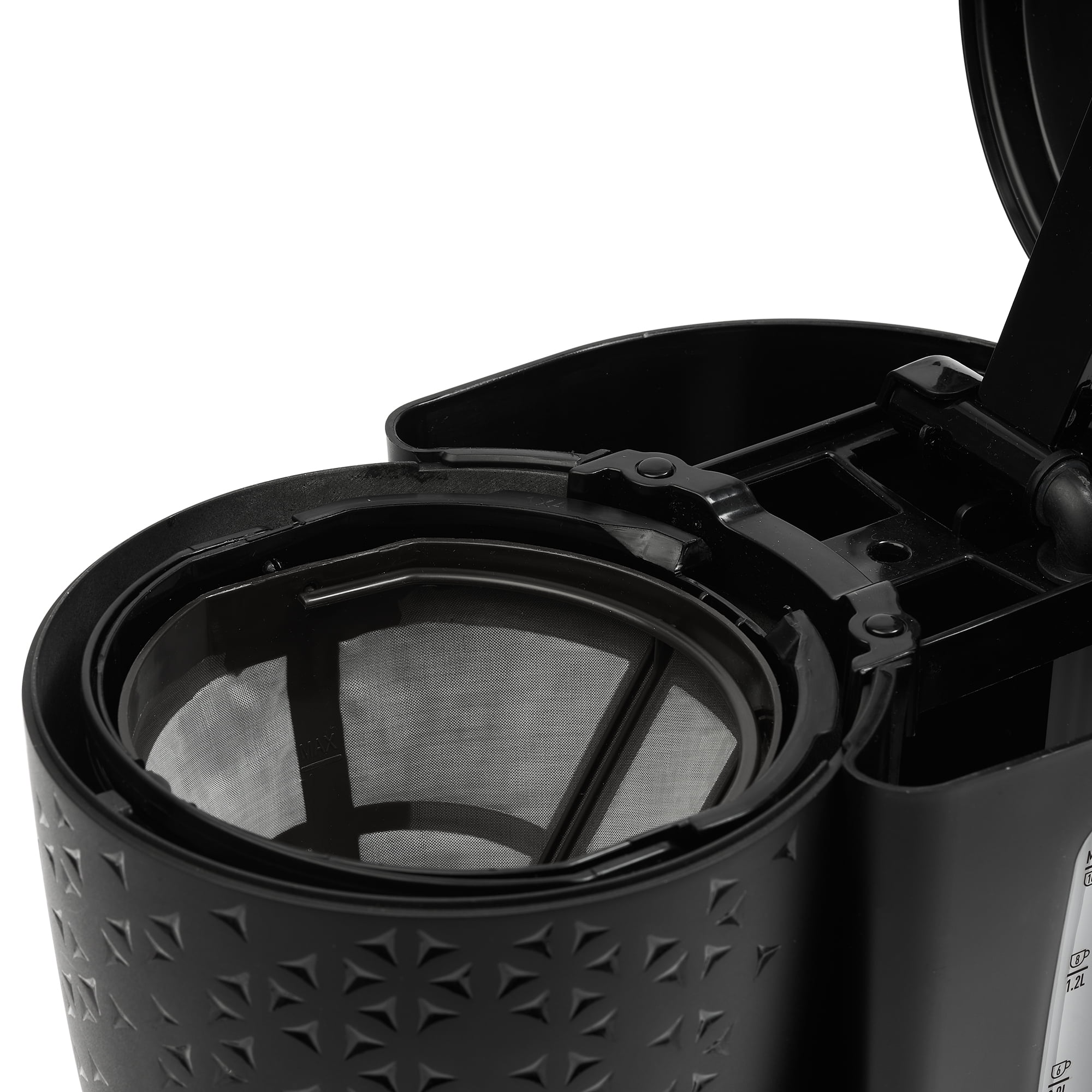 Haden Starbeck Coffee Machine, 10 Cup Auto Coffee Maker, Black & Chrome