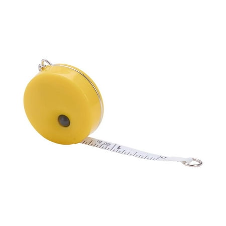

150cm / 59-inch Soft Tape Measure Plastic Round Case Tape Metric Scale Soft and Retractable Tape Body Tailor Sewing Medical Measuring Tool 1 Pcs