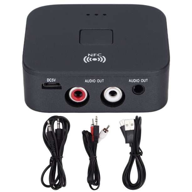 Receptor de Audio Bluetooth 5,0 RCA, adaptador inalámbrico con puerto de 3,5mm para auriculares de Audio para coche, sistema de cine estéreo en casa