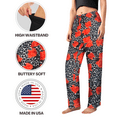thumbnail image 5 of Sweet Hearts 2-Pack Pajama Pants for Women- Soft Comfy Lounge Sleep Bottoms with Faux Drawstring Women's PJ Pants Made in USA, 5 of 6