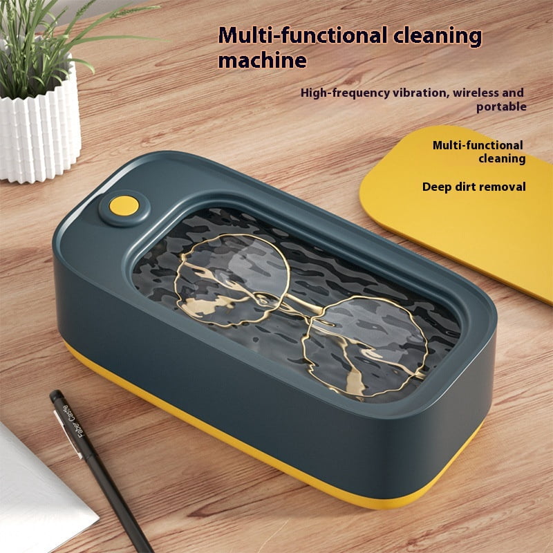 Ultrasonic Jewelry Cleaner,45khz Professional Ultrasonic Cleaning Machine for Jewelry Eyeglasses Watches Rings(Dark Green)