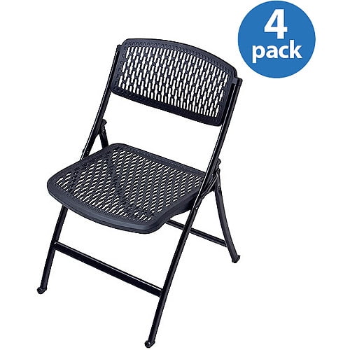Flex One Folding Chairs, Set of 4, Multiple Colors