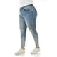 thumbnail image 2 of Jeans skinny Roman Fashion con detalles desgastados mezclilla claro Talla 38, 2 of 7