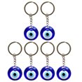 thumbnail image 4 of 6pcs Devil Eye Keychain Creativity Blue Eye Key Holder Purse Handbag Pendant, 4 of 8