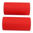 thumbnail image 3 of Pair Barbell Grips Bar Grips Silicone Anti-Slip Thicken Dumbbell Grips for Weight Lifting Muscle Building Red, 3 of 5