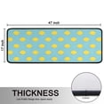 thumbnail image 5 of Kitchen Rugs Sets Of 2,Yellow Lemon Fruit Shapes LightBlue Pattern Anti Fatigue Kitchen Mat Rugs Non Slip Washable,Decorative Kitchen Floor Mats for Kitchen,Sink,Laundry,17"x47"+17"x47", 5 of 5