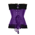 thumbnail image 3 of TOOYOU Women Corset Top Lace Lace Bony Bow Court Corset Shapesome Top, 3 of 4