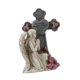 thumbnail image 5 of Estatua de jardín solar, decoración artística de patio, estatuilla de ángel cruzado, estatuilla de resina para exteriores, escultura decorativa ligera Beige, 5 of 8