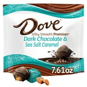 Dove Promises Sea Salt and Caramel Dark Chocolate Candy - 7.61 oz Bag