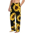 thumbnail image 2 of Balery Men'S Sunflower 6 Pants,Sleepwear Pants,Pajama Pants,Pj Bottoms Drawstring And Pockets-Small, 2 of 9