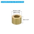 thumbnail image 2 of M6 Brass Spacers, 12 Pcs Metal Spacer Brass 6mm ID x 10mm OD x 8mm L Screw Standoff for 1/4inch or M6 Screw Bolts, 2 of 5