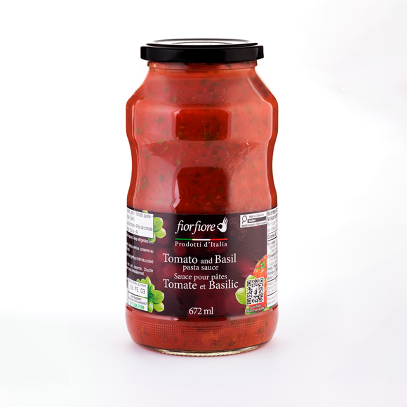 Fiorfiore Sauce pour pâtes tomates au basilic 672ML