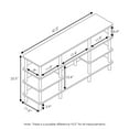 thumbnail image 6 of Furinno Turn-N-Tube 4-Tier Multipurpose Wide Shelf TV Stand, Espresso/Black, 6 of 6