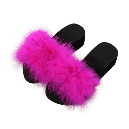 

Sentuca Summer Women Thick Bottom Slope Heel Shoes Beach Sandals Roman Casual Slippers