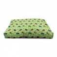 thumbnail image 3 of Ladybug Pet House, Little Bugs for Luck Wish Totem Leaves Nature Eco Girls, Outdoor & Indoor Portable Dog Kennel with Pillow and Cover, 5 Sizes, Multicolor, by Ambesonne, 3 of 4