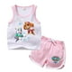 thumbnail image 4 of PAW Patrol-Camiseta de algodón para niños, 100%, conjuntos de pantalones cortos, Tops de dibujos animados y pantalones cortos, traje deportivo para niños y niñas, conjunto de ropa para niños, 4 of 5