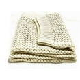 thumbnail image 2 of cable knit  natural throw, 50 x  60", 2 of 6