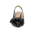 thumbnail image 6 of Journee Womens Paloma Sling Back Pointed Toe Kitten Heel Pumps, 6 of 10