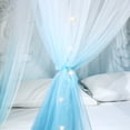 thumbnail image 2 of DYstyle Ceiling-Mounted Mosquito Net Home Dome Foldable Bed Canopy Princess Tent Bed Curtain with Hook, 2 of 5
