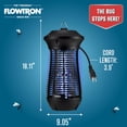 thumbnail image 5 of Flowtron Outdoor Bug Zapper, 4000V Electric Insect Killer, 3/4 Acre Coverage, Patio & Yard, 5 of 7