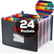 thumbnail image 1 of Organizador de archivos con forma de acordeón Yoassi, ultragrande, 24 bolsillos, 1 of 7