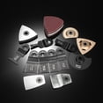 thumbnail image 1 of 38-Piece Oscillating Multitool Accessory Kit: High Carbon Steel, Bi-Metal & Alloy Saw Blades, Scrapers, Polishing Pads with Sandpapers for Cutting Wood, Plastic, Drywall, Concrete; Compatible with, 1 of 7