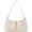 Beige, variant on PU Leather Evening Bag Evening Bag Ruched Clutch Purse for Women Detachable Double Straps Crossbody Bag