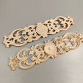 thumbnail image 4 of CalcomaníAs Talladas en Madera de 40Cm X 10Cm, Flor de Esquina Tallada, DecoracióN del Hogar, Armario, Puerta, Cama, , Aplique de Madera, 4 of 5