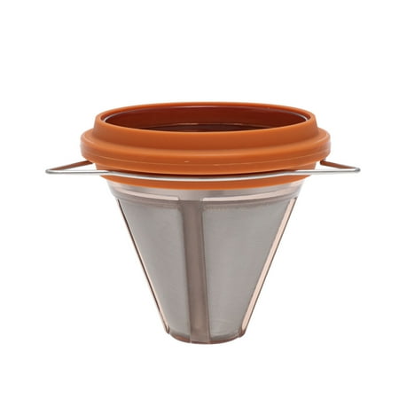 

Cone Shape Coffee Filter Small Pot Dishwasher Safe Stainless Steel Strainer Conical