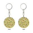 thumbnail image 2 of Naloa Running Beagle Print Round Keychain Keychain Key Ring, Key Tag, Key Chain Bulk for Gift Accessories (Round), 2 of 7