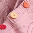 thumbnail image 5 of Lovskoo Cardigan Sweaters for Women Open Front Trendy Spring Long Sleeve Short Coat Blouse Oversized Winter Outerwear Tops Pink, 5 of 8