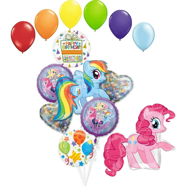 My Little Pony Birthday Party Supplies Pinkie Pie and Rainbow Dash