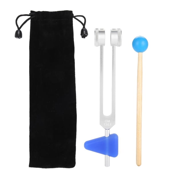 Kit De Instrumentos De Horquilla De Afinación De Aleación De Aluminio De 136,1 Hz Para Herramientas De Terapia De Vibración De Curación De Sonido Moyic AF000792-00