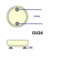 thumbnail image 3 of Halco 46525 - CFL13/35/GU24 Twist Style Twist and Lock Base Compact Fluorescent Light Bulb, 3 of 3