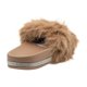 thumbnail image 3 of Sandalias Mujer Dama Cómodas Plataforma Baja Fernanda beige 22, 3 of 5